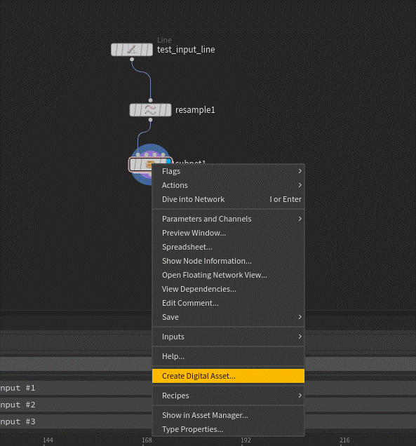 右クリックからCreate Digital Asset